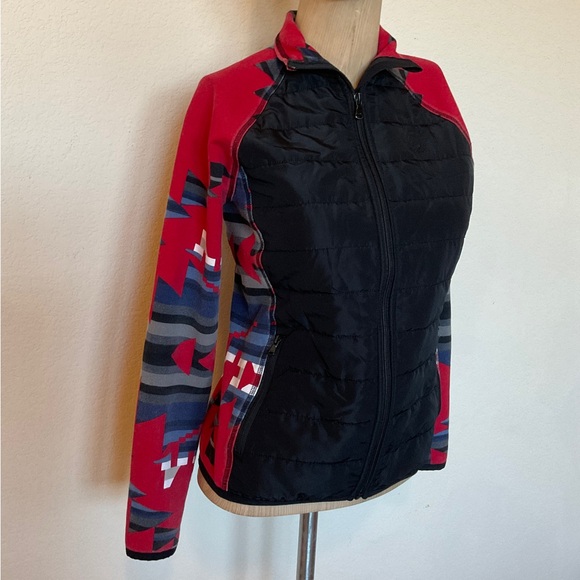 Ralph Lauren Active Tribal Aztec Print Quilted Full Zip Lightweight Jacket XS - Picture 6 of 16